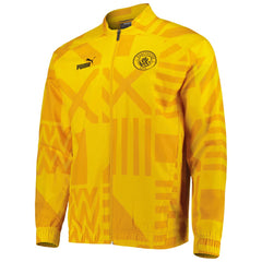 Manchester City Pre-Match Raglan Full-Zip Training Jacket Yellow - Puma sale