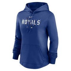 Kansas City Royals Nike Women's Authentic Collection Pregame Performance Pullover Hoodie - Royal - Nike Discount