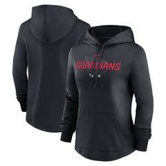 Cleveland Guardians Nike Women's Authentic Collection Pregame Performance Pullover Hoodie - Navy - Nike on Sale