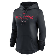 Cleveland Guardians Nike Women's Authentic Collection Pregame Performance Pullover Hoodie - Navy - Nike on Sale