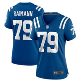 Nike Bernhard Raimann Indianapolis Colts Women's Player Game Jersey Royal