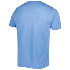 Eddie George Tennessee Titans Homage Caricature Retired Player Tri-Blend T-Shirt Heathered Light Blue