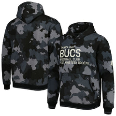Tampa Bay Buccaneers The Wild Collective Camo Pullover Hoodie Black