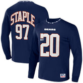 Chicago Bears NFL x Staple Core Team Long Sleeve T-Shirt Navy