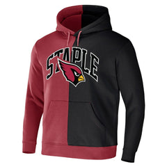 Arizona Cardinals NFL x Staple Split Logo Pullover Hoodie Cardinal