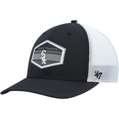 Chicago White Sox '47 Spring Training Burgess Trucker Adjustable Hat - Black/White - 47 brand Sale