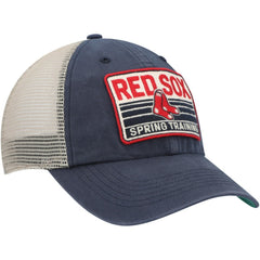 Boston Red Sox '47 Four Stroke Clean Up Trucker Snapback Hat - Navy/Tan - 47 brand on Sale