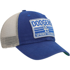 Los Angeles Dodgers '47 Four Stroke Clean Up Trucker Snapback Hat - Royal/Tan - 47 brand Discount