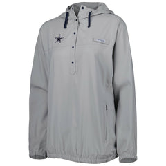 Columbia Dallas Cowboys Women's Tamiami Omni-Shade Pullover Hoodie Gray