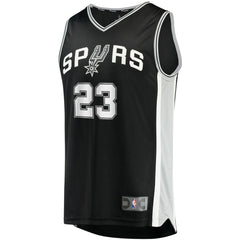 Zach Collins San Antonio Spurs Fast Break Replica Jersey Icon Edition Black | Fanatics for sale