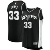 Tre Jones San Antonio Spurs Fast Break Replica Jersey Icon Edition Black | Fanatics Lifestyle