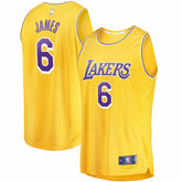 LeBron James Los Angeles Lakers 2021/22 Fast Break Replica Jersey Icon Edition Gold | Fanatics for sale