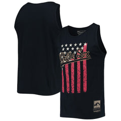 Chicago White Sox Mitchell & Ness Cooperstown Collection Stars and Stripes Tank Top - Navy - Mitchell & Ness Lifestyle