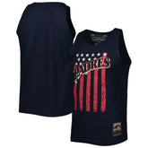 San Diego Padres Mitchell & Ness Cooperstown Collection Stars and Stripes Tank Top - Navy - Mitchell & Ness Lifestyle
