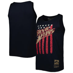 Tampa Bay Rays Mitchell & Ness Cooperstown Collection Stars and Stripes Tank Top - Navy - Mitchell & Ness on Sale