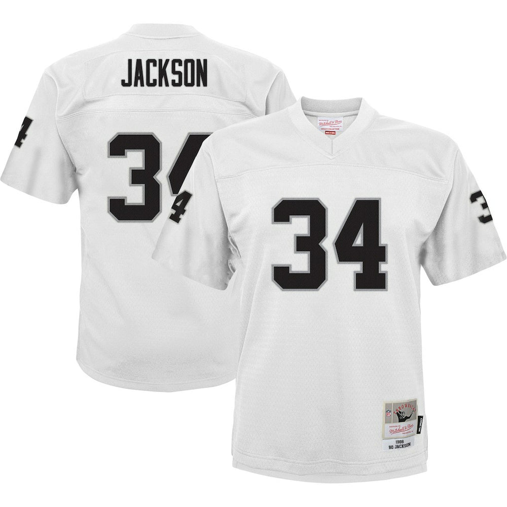 Mitchell & Ness Bo Jackson Las Vegas Raiders Youth 1988 Retired Player Legacy Jersey White