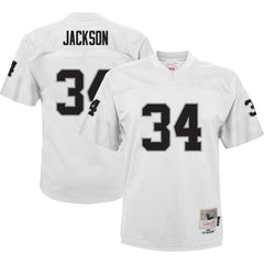Mitchell & Ness Bo Jackson Las Vegas Raiders Youth 1988 Retired Player Legacy Jersey White