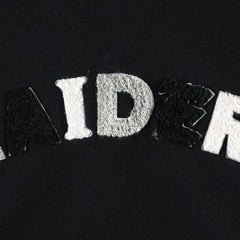 Las Vegas Raiders The Wild Collective Women's Cropped Pullover Hoodie Black