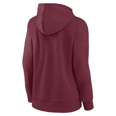 Fanatics Washington Commanders Women's Team Primary Logo Pullover Hoodie Burgundy