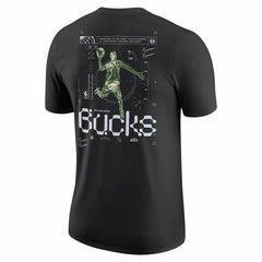 Milwaukee Bucks Courtside Air Traffic Control Max90 T-Shirt Black | Nike discount