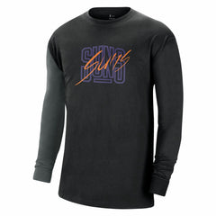 Phoenix Suns Courtside Versus Flight MAX90 Long Sleeve T-Shirt Black | Nike Near Me