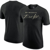 Milwaukee Bucks Courtside Versus Flight Max90 T-Shirt Heather Black | Nike outlet