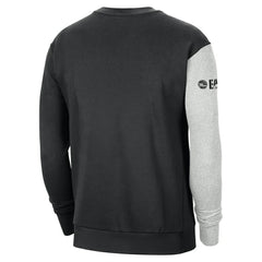 Philadelphia 76ers Courtside Versus Force & Flight Pullover Sweatshirt Black/Heather Gray | Nike US