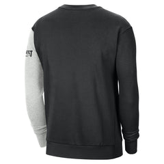 Phoenix Suns Courtside Versus Force & Flight Pullover Sweatshirt Black/Heather Gray | Nike US