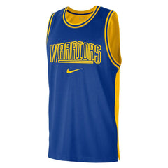 Golden State Warriors Courtside Versus Force Split DNA Performance Mesh Tank Top for sale Royal/Gold | Nike for sale
