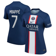 Kylian Mbappé Paris Saint-Germain Women's 2022/23 Home Replica Player Jersey Blue - Nike cheap
