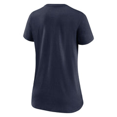 Nike New England Patriots Women's Hometown Collection Tri-Blend V-Neck T-Shirt Navy