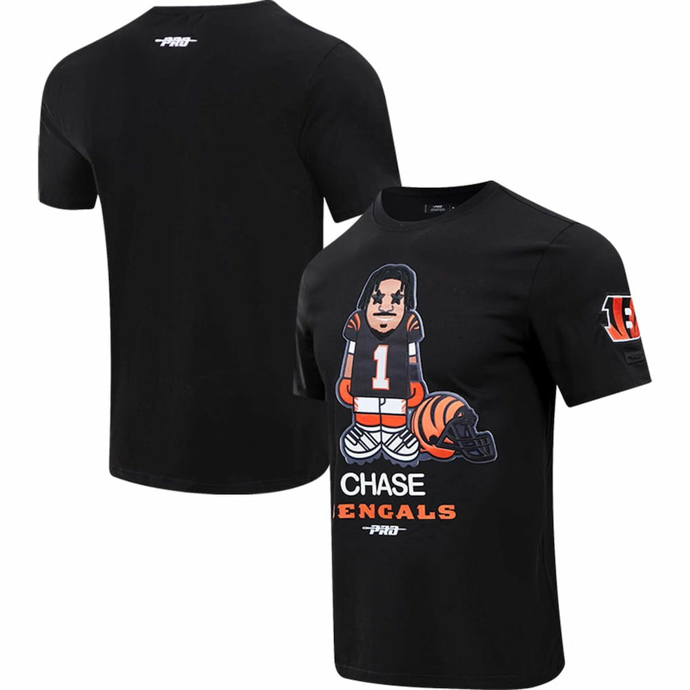 Ja'Marr Chase Cincinnati Bengals Pro Standard Player Avatar Graphic T-Shirt Black