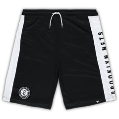 Brooklyn Nets Big & Tall Referee Iconic Mesh Shorts Black | Fanatics discount