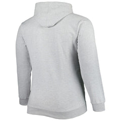 Chicago Bulls Big & Tall Wordmark Pullover Hoodie for sale Heather Gray | Fanatics Near Me
