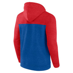 Philadelphia 76ers Big & Tall Down and Distance Full-Zip Hoodie Royal/Red | Fanatics outlet