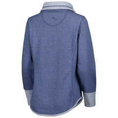 Indianapolis Colts Women's Sport Sun Fade Full-Zip Sweatshirt Heathered Royal