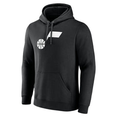 Utah Jazz Primary Logo Pullover Hoodie Black