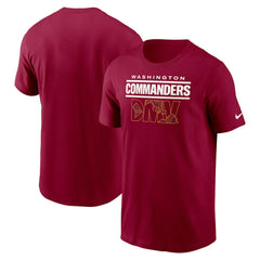 Nike Washington Commanders Local Essential T-Shirt Burgundy