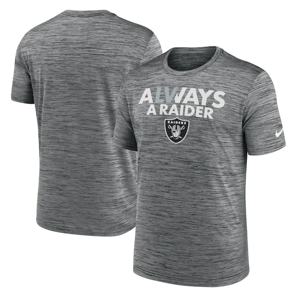 Nike Las Vegas Raiders Local Velocity T-Shirt Anthracite