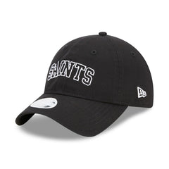 New Orleans Saints New Era Women's Collegiate 9TWENTY Adjustable Hat Black