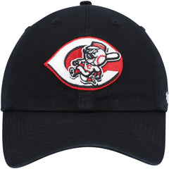 Cincinnati Reds '47 Cooperstown Collection Clean Up Adjustable Hat - Black - 47 brand Sale