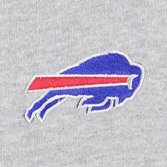 Buffalo Bills Big & Tall Fleece Raglan Full-Zip Hoodie Jacket Heather Gray