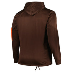 Fanatics Cleveland Browns Big & Tall Pullover Hoodie Brown