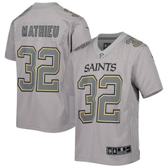 Nike Tyrann Mathieu New Orleans Saints Youth Atmosphere Game Jersey Gray