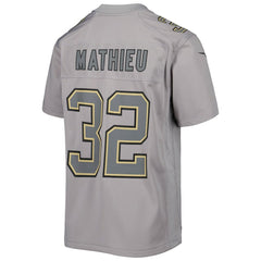 Nike Tyrann Mathieu New Orleans Saints Youth Atmosphere Game Jersey Gray