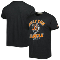 Cincinnati Bengals Homage Hyper Local Tri-Blend T-Shirt Charcoal
