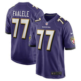 Nike Daniel Faalele Baltimore Ravens Player Game Jersey Purple