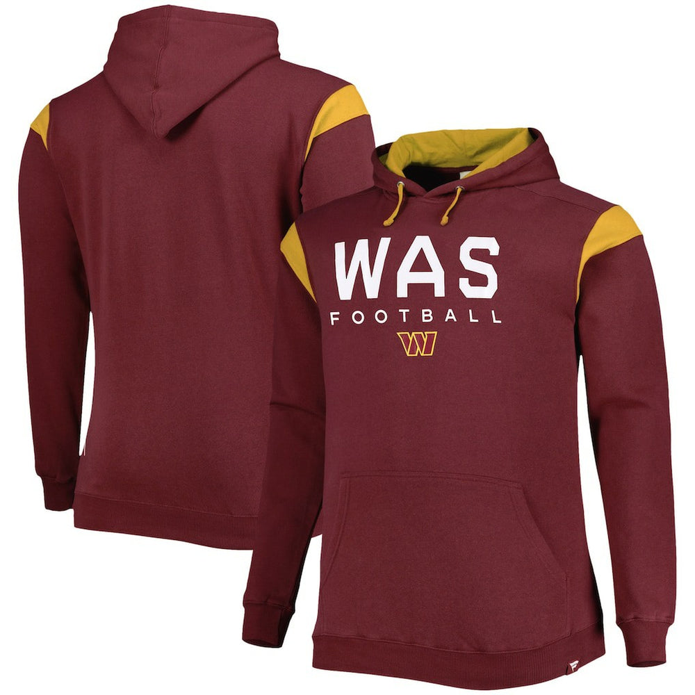 Fanatics Washington Commanders Big & Tall Call the Shots Pullover Hoodie Burgundy