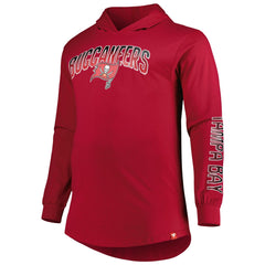 Fanatics Tampa Bay Buccaneers Big & Tall Front Runner Pullover Hoodie Red