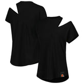 Cleveland Browns KIYA TOMLIN Women's Cut Out Tri-Blend Shirt Black